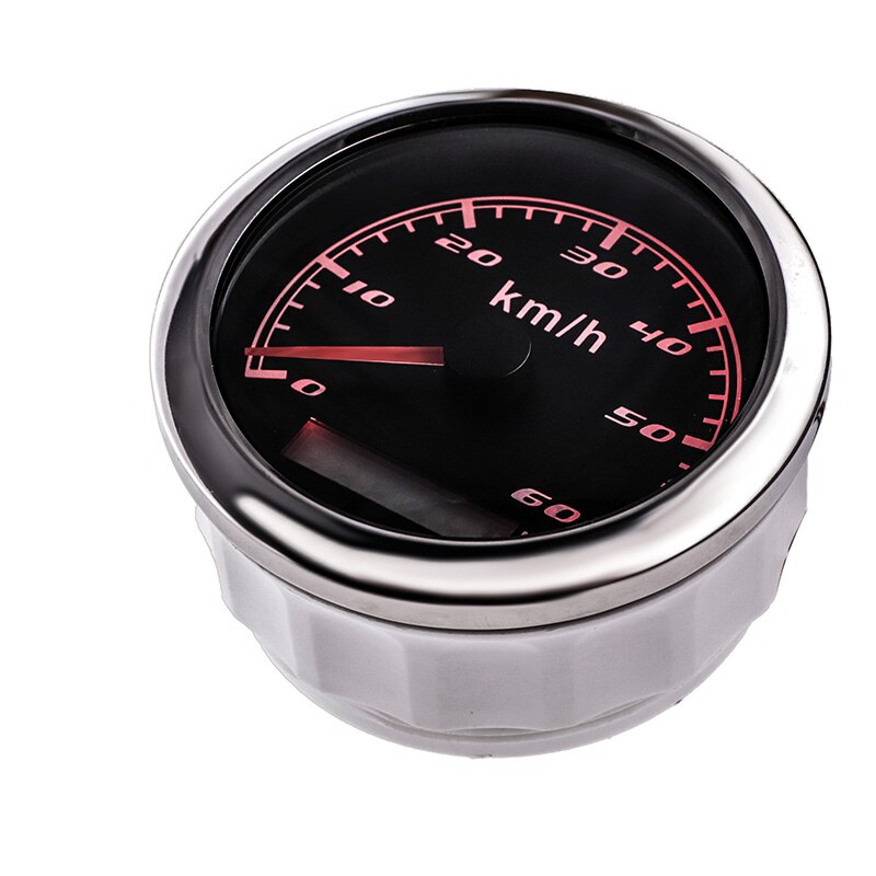 Boot Snelheidsmeter Gauge 30 Km/h 60 Km/h 120 Km/h 200 Km/h Kilometerteller Gauge Zonder Gps Antenne Met Rode Backlight