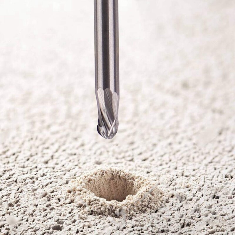 Fraises rotatives 25 pièces, fraises en acier rotatives, forets en diamant, outil rotatif avec tige de 1/8 pouce pour la menuiserie de bricolage