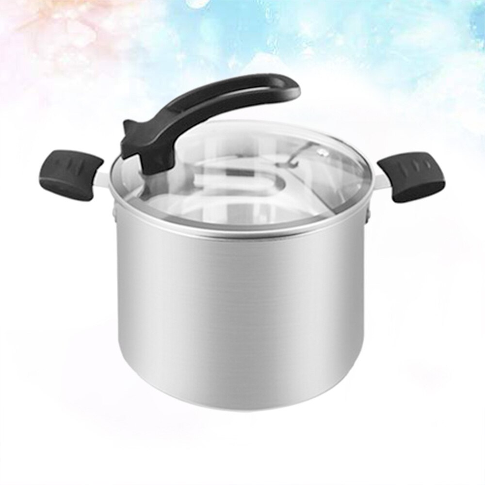 Stainless Steel Cooking Pot Multi-function Health Stew Pot Instant Noodle Pot Two Handle Soup Pot for Home Kitchen Restaurant (2