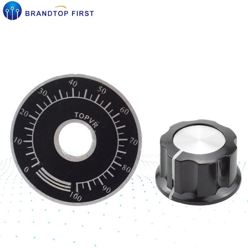 A03 dial knob + MF-A03 bakelite knob with scale plate / sheet scale digital potentiometer