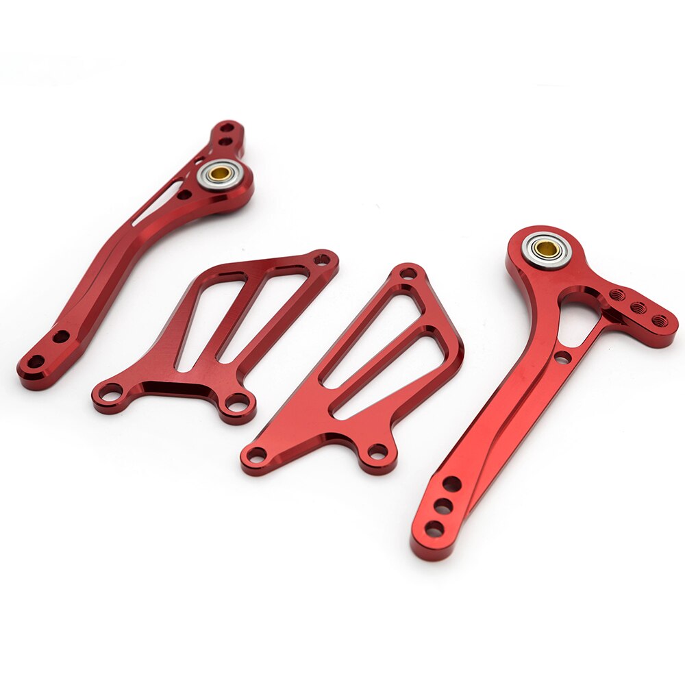 Voor Kawasaki ZX6R Zx 6R ZX-6R 2005 2006 Aluminium Motorcycle Achteren Geplaatste Voetsteun Footpeg Rem Versnellingspook Shifter Lever + Wing
