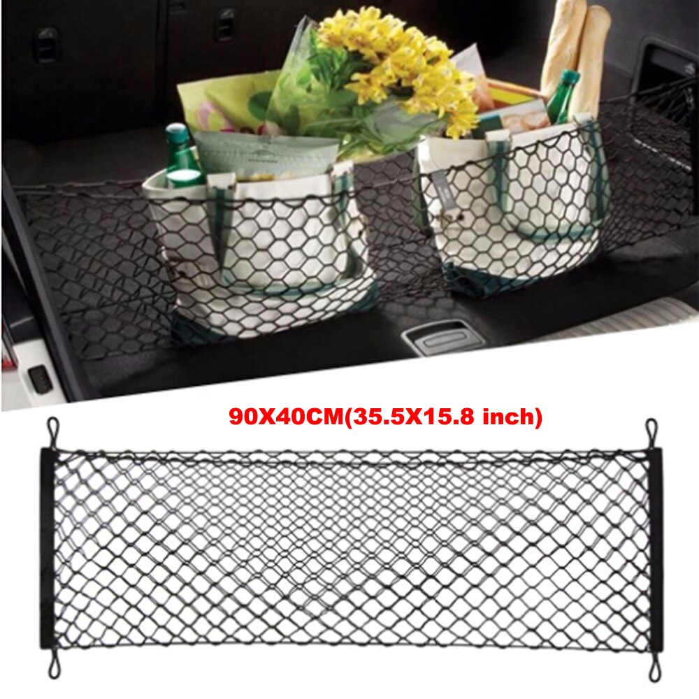 Organizador de almacenamiento de maletero para coche, red de almacenamiento de maletero para Ford EDGE Explorer Expedition EVOS START C-MAX S-MAX Galaxy