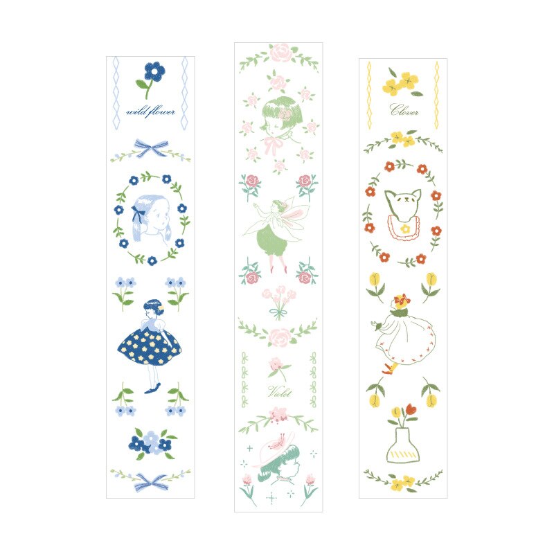 Cintas adhesivas decorativas de dibujos animados, pegatinas de papel para álbum de recortes DIY, 5m, 1 unidad/lote