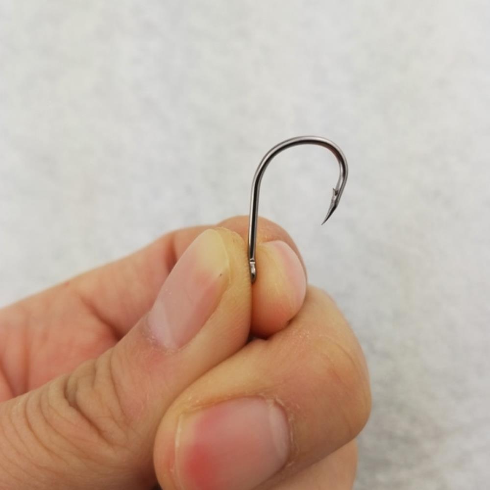 1000Pcs Bait Fishhooks Barbed Hook Fishing Sharpened Fishhook Jig Assorted