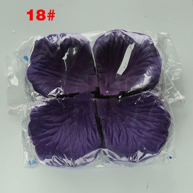 500 stücke Seide Rose Blume Blätter Blätter Hochzeit Tisch Dekorationen Rose Blütenblätter Romantische Dekoration Petalos: Violet 18