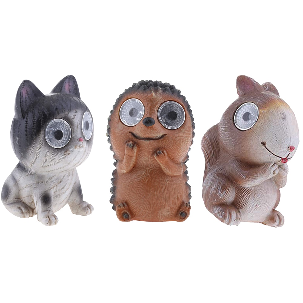 Outdoor Led Animal Shaped Decoration Cute Waterproof Garden Solar Light Energy Saving Home Lawn Lamp Bright Yard Patio