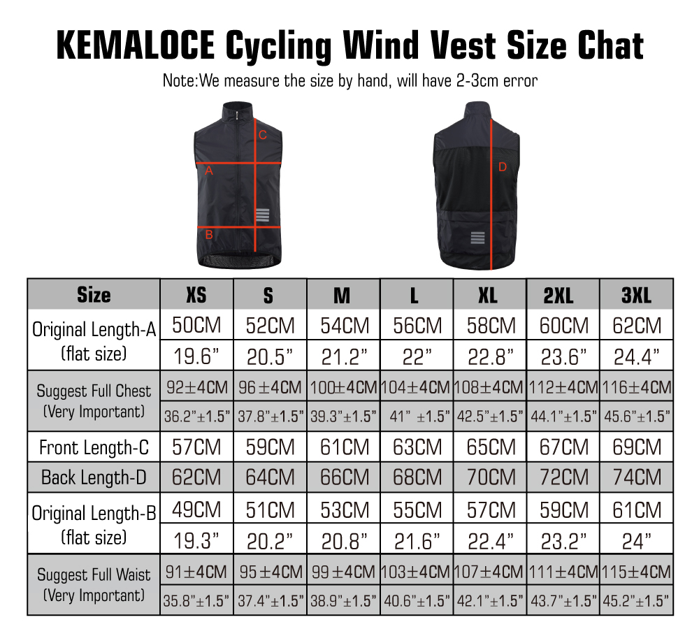 KEMALOCE Cycling Vest Black&Yellow Mens Cycling Gilets Lightweight Windproof Reflective Bike Sports Sleevess Jackets