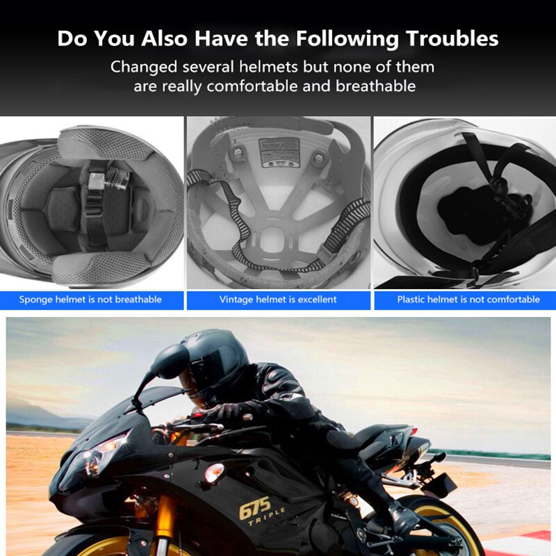 Motorfietsen Helm Warmte Isolatie Pad Helm Kussen Insert Liner Ademend 3D Mobiele Netwerk Helm Innerlijke Pad