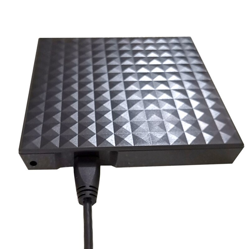 Extern cd dvd-enhet usb 3.0 typ-c diamant utseende dvd-enhet brännare spelare för laptop mac desktop fönster 10 8 7 xp: Default Title