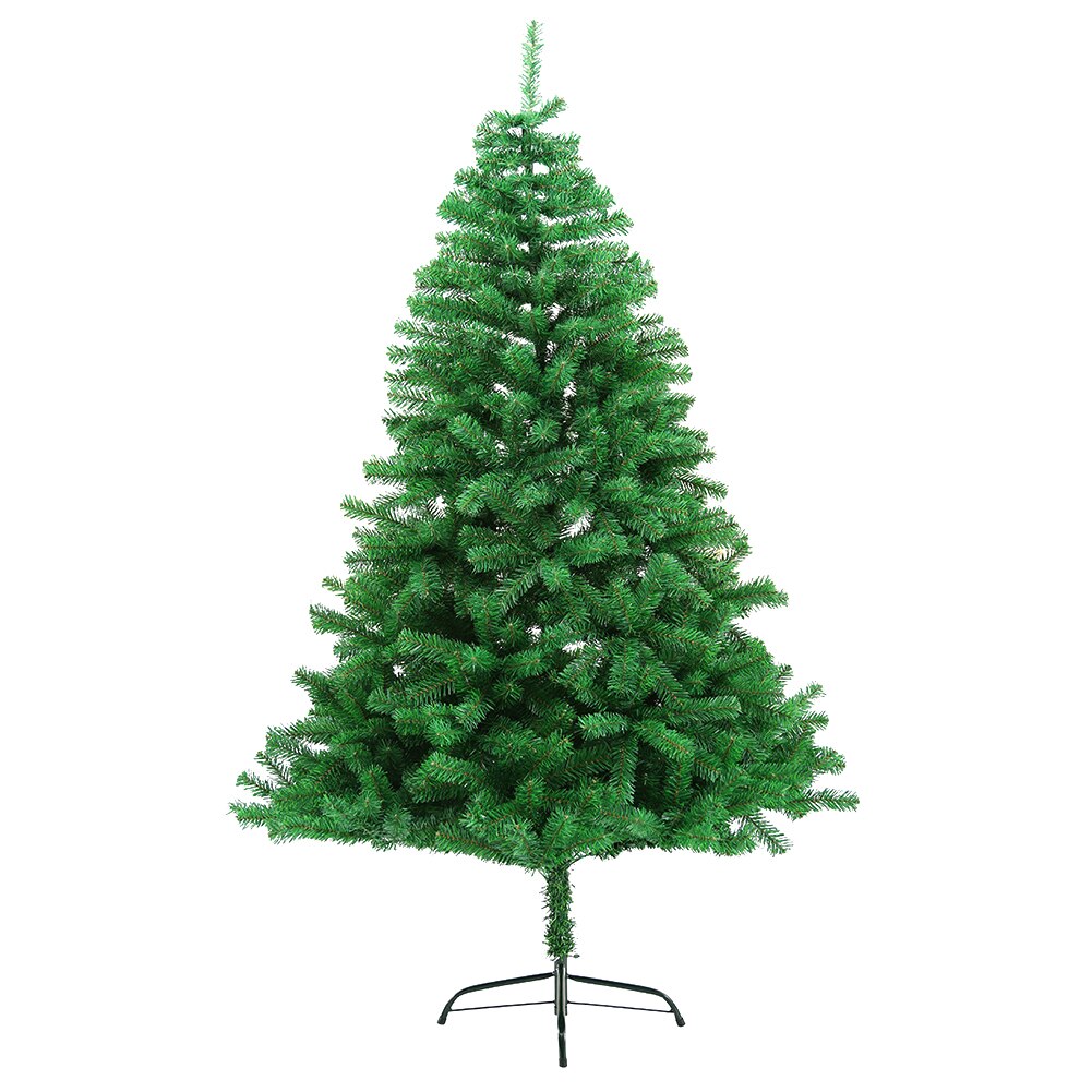 Árbol de Navidad un árbol de pino pequeño montado en el escritorio decoración de Navidad para el hogar Navidad (1,2 m and180cm): Verde claro