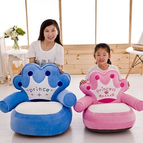 Cute Princess Kids Sofa Cover Cartoon Couch Children Chair Baby Seat Armchair Toddler Cushion 50cm