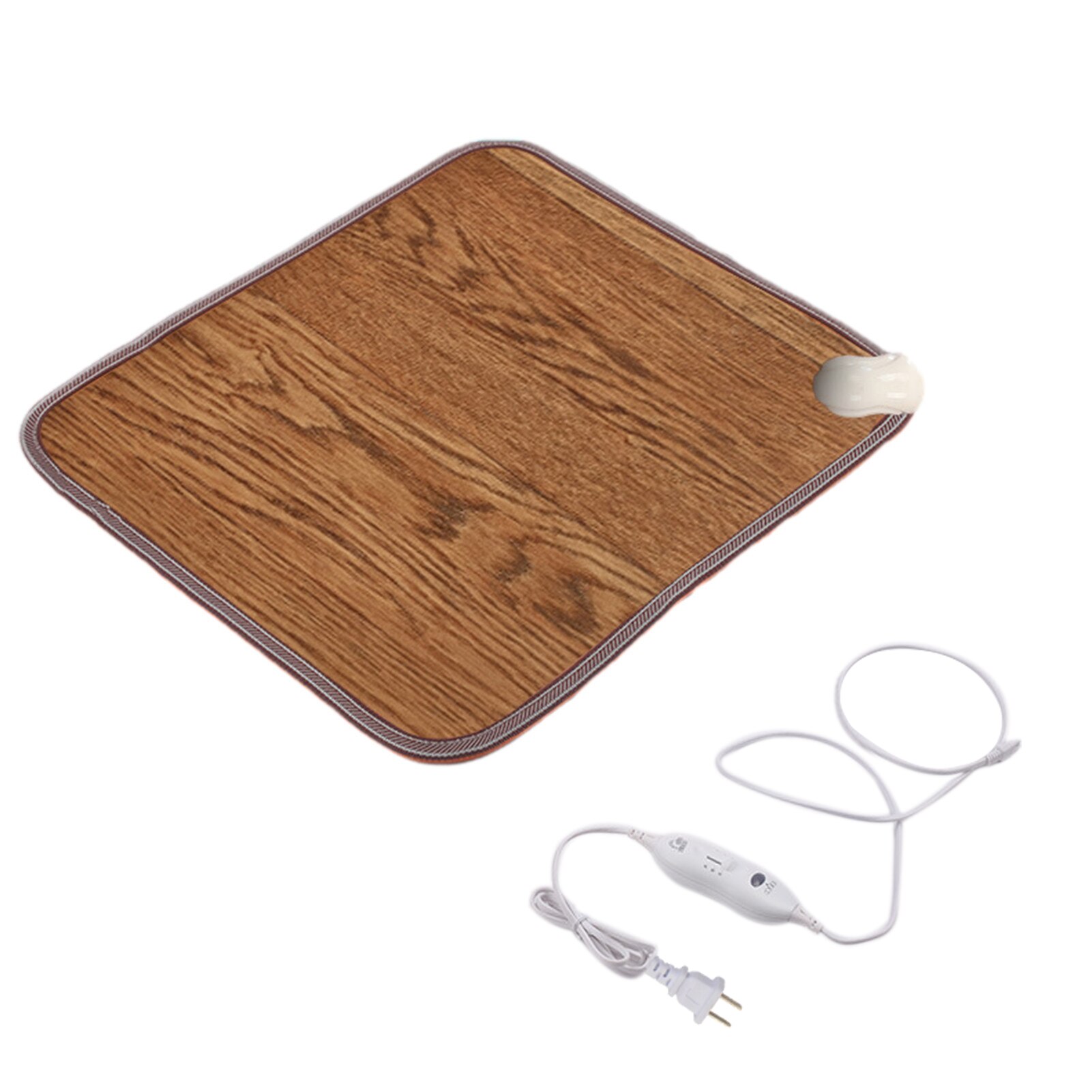 220V Winter Heating Foot Mat Office Home Electric Heated Pad Warm Feet Heater Thermostat Carpet Household Warming Tools: D 50x55cm