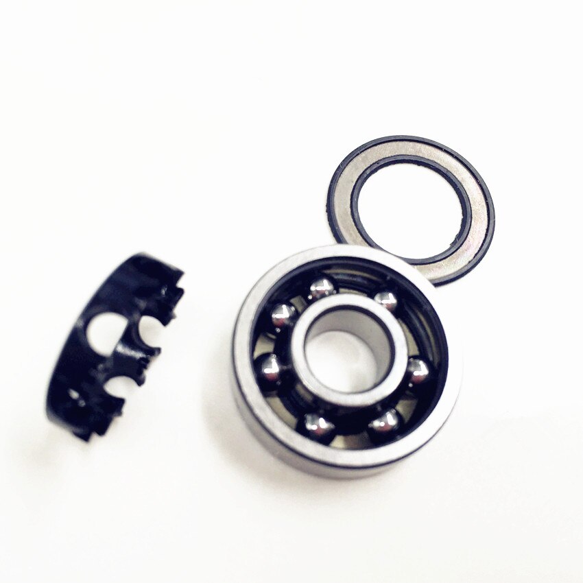 8pcs/box Famous Swiss Bearing 608rs with spacers and sticker for Longboard Double Rocker Fidget Spinners Roller sk8 Bearing 608