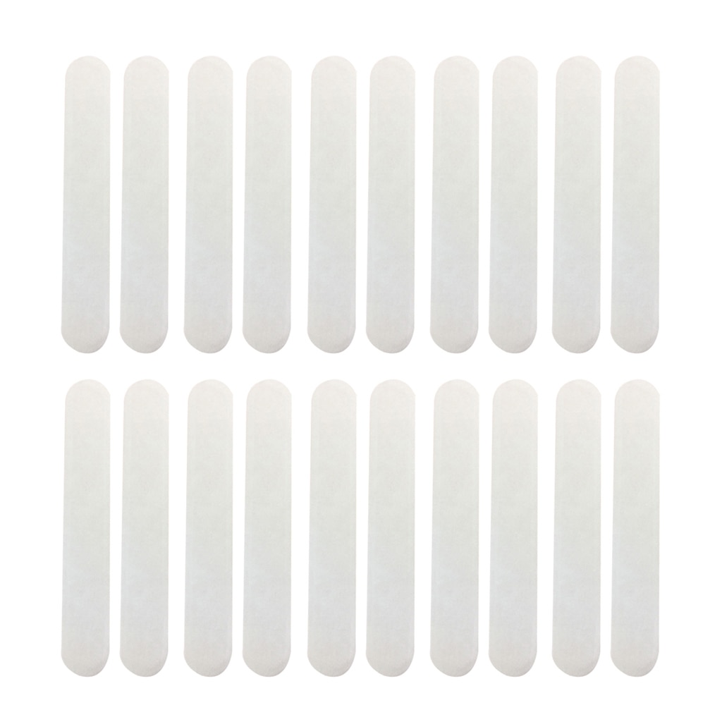 20 piezas de protección para el sudor, bandas protectoras de forro, cinta de tamaño reductor de tamaño, gorros, Protector blanco para verano