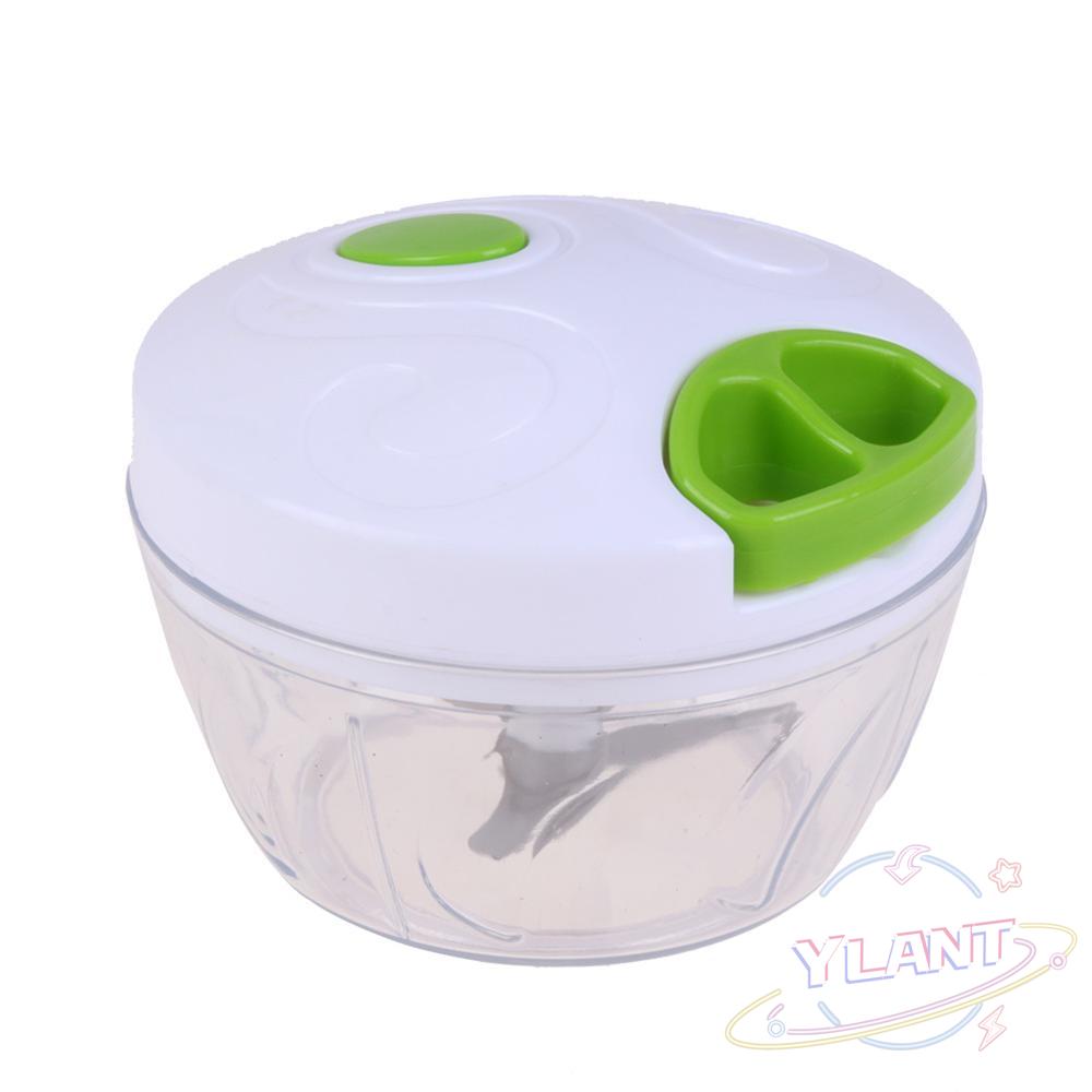 Manual Fruit Vegetable Chopper Hand Pull Food Cutter Onion Nuts Grinder Mincer Shredder Multifunction Kitchen Gadgets: Height 90mm D