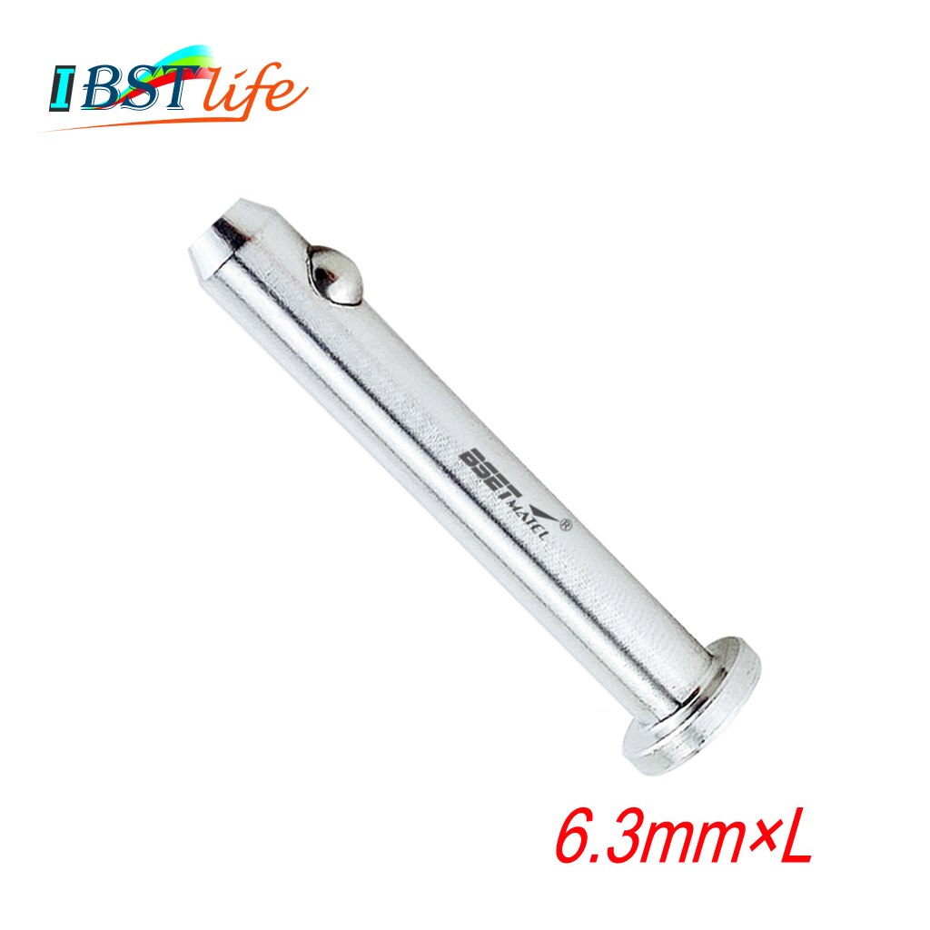 Pasador cilíndrico de cabeza plana de acero inoxidable de 6,3mm 316, pasador de bola de liberación rápida para jardín de césped de granja
