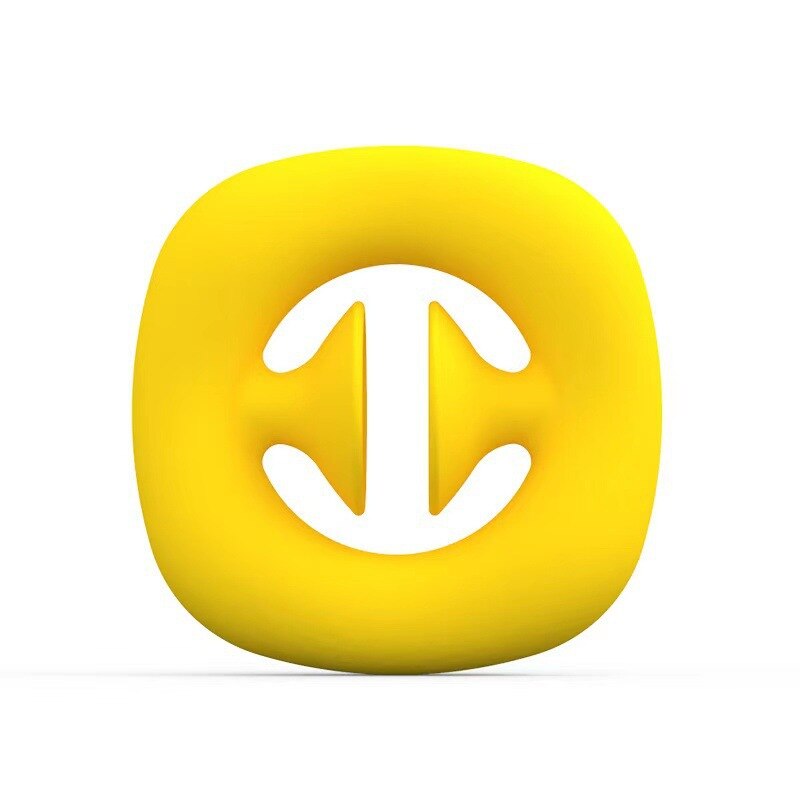 Fidget Toys Snap Hand Grasping Anti-Stress Toys Autism Special Needs Stress Relief Soothing Simple Dimple Fidget Sensory Toys: Yellow
