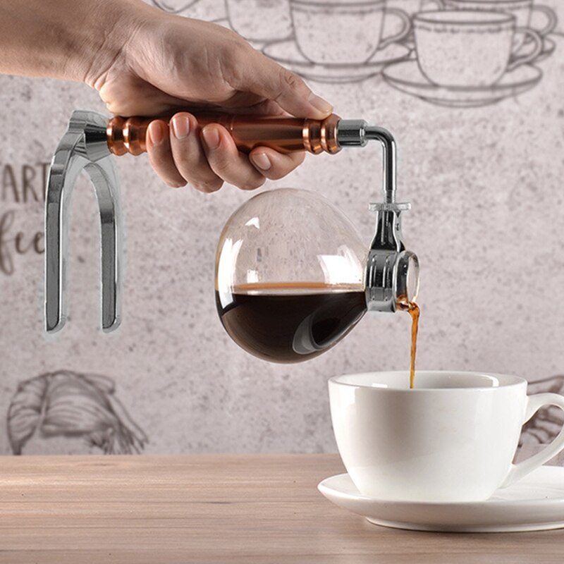 Japanse Stijl Sifon Koffiezetapparaat Thee Sifon Pot Vacuüm Koffiezetapparaat Glas Type Koffiezetapparaat Filter 3Cup