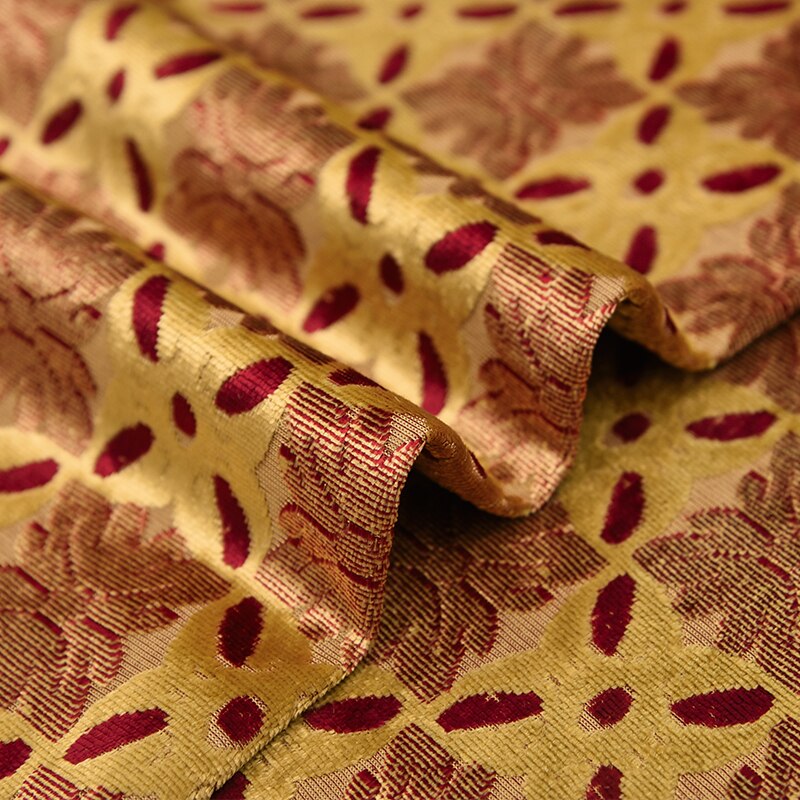 Brede 57 cm dikke europese stoffen bank jacquard gesneden pool fluwelen stof voor kussen kussen gordijn doe-het-zelf materiaal