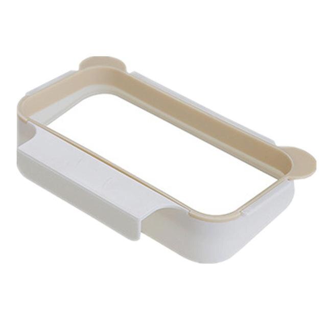 Garbage Bag Bracket Waste Bins Hanging Garbage Bag Holder Kitchen Cupboard Stand Trash Storage Rack Bracket Trash Can: 02