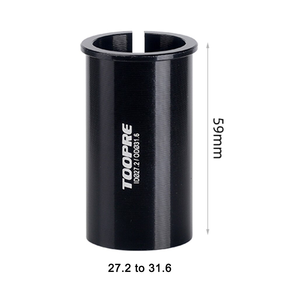 MTB Bike Seat Post Adapter Aluminum Alloy Bicycle Seat Post Tube Reducing Turn Sleeve Mountain Bicycle Cycling Parts: 27.2 to 31.6