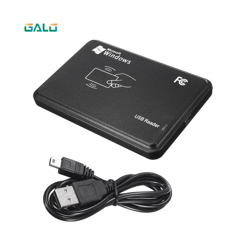 Usb Rfid Id Contactloze Proximity Kaartlezer EM4001 EM4100 Windows Usb Id Kaartlezer Toegangscontrole Kaartlezer