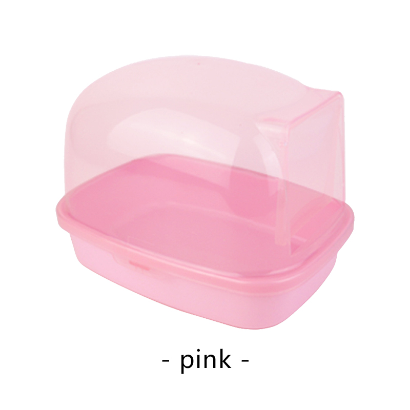 animale domestico criceto bagno Casa piscina cincillà polvere per animali domestici sabbia bagno doccia Toilette criceto sabbia bagno Toilette animali domestici bagno: rosa