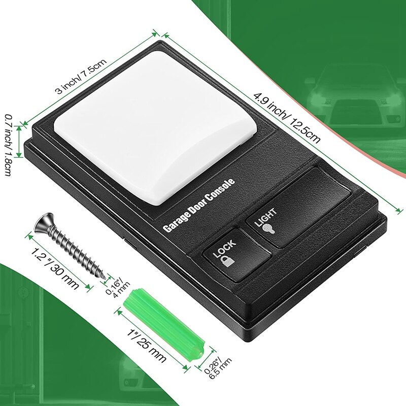 -Multi-Function Control Panel Replacement Panel Wall Keypad Button for 78LM 81LM 371LM 971LM Garage Door Opener