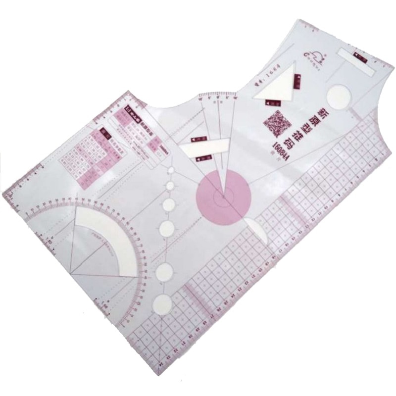 1:1 stoffen liniaal snijmal school student onderwijskleding tekening sjabloon kledingstuk prototype liniaal