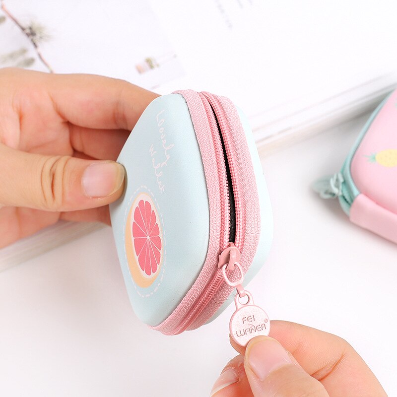 PURDORED 1 Pc Portable Mini Cartoon Earphone Organizer Bag Pouch Digital USB Cable Packing Bag Travel Accessorie Organizadores