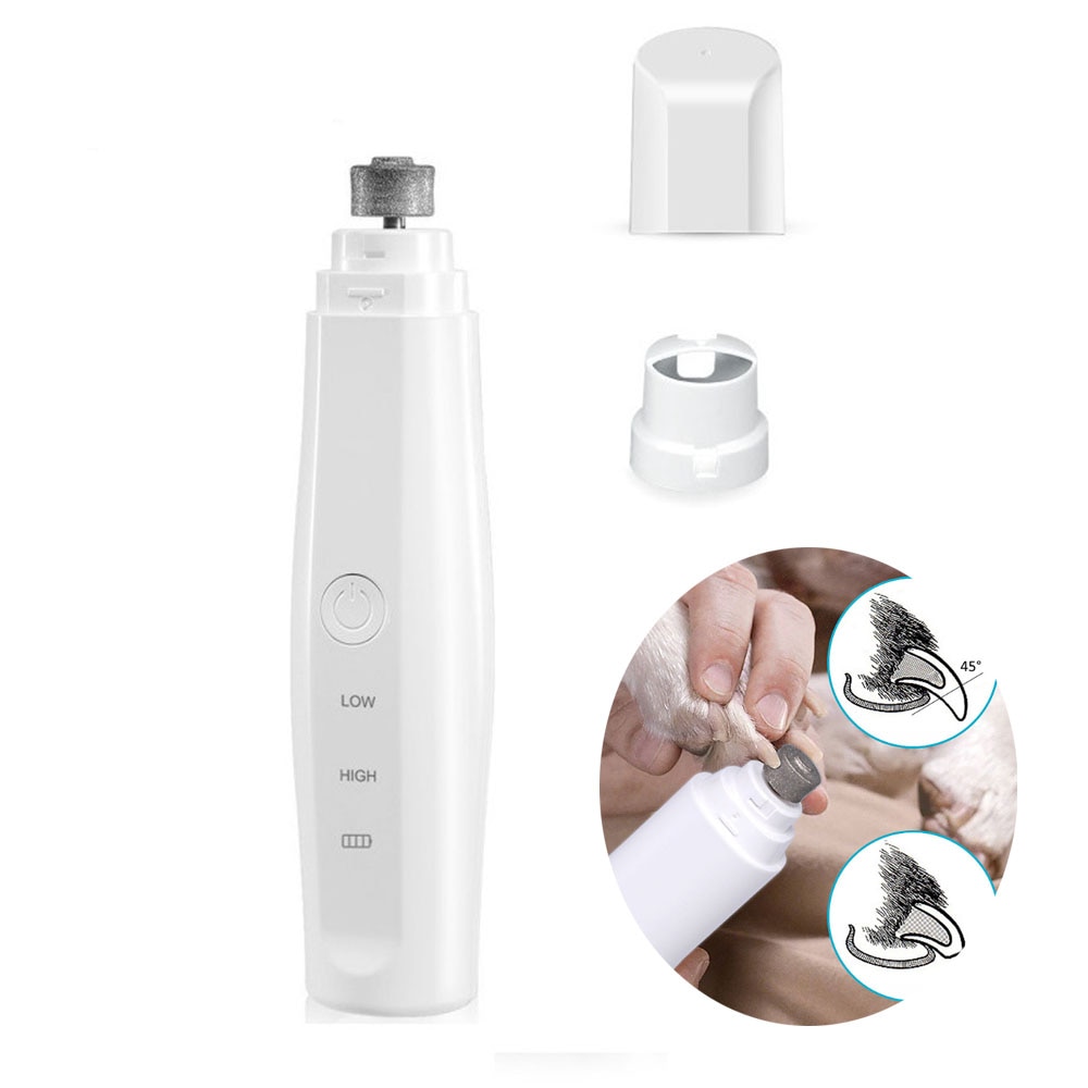 Electric Dog Nail Clippers For Large Breed Dogs Claw Care Smoothing Painless Safety Trimmer Cutter Pet Cat Nail Grinder 5