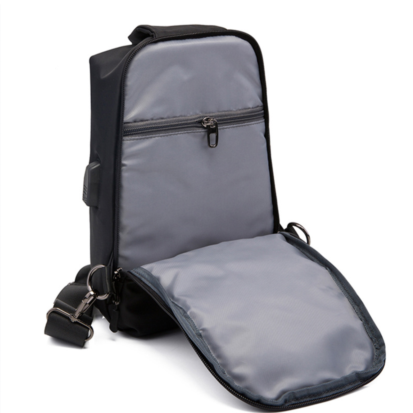 Youse heren crossbody tassen oxford sport schoudertas reis waterdichte zwarte voor jongens een schouder rugzak student school universiteit