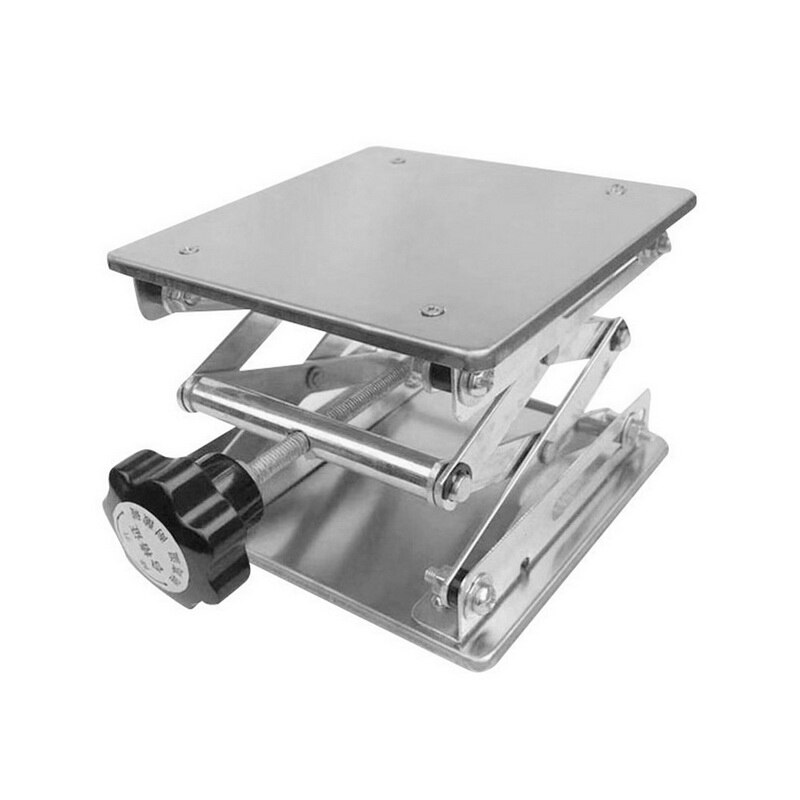 Aluminium router løftebord træbearbejdning gravering lab løftestativ rack lift platform træbearbejdning bænke lab-lift løfter 4 " x4 "