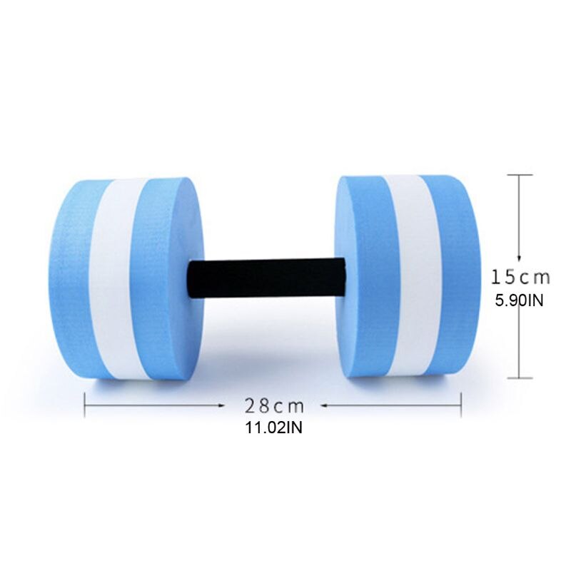 2 pièces EVA eau aquatique Fitness haltère piscine aérobic exercice entraînement moyen aquatique haltère Total Fitness entraînement