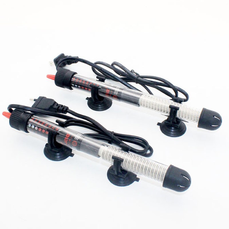 Barra de calentamiento de Acuario, varilla de calentamiento de agua ajustable, sumergible, Control de temperatura constante, 25W/50W/100W/200W/300W,