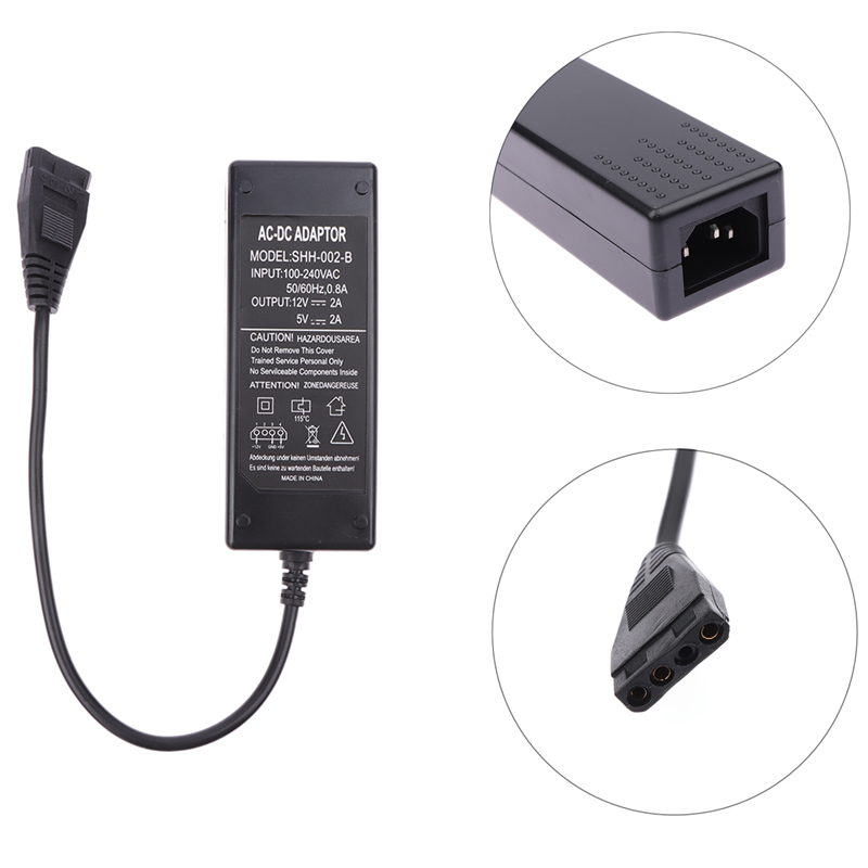 12V 5V 2A Power Supply Adapter Hard Disk Drive CD CD-ROM AC DC Computer Accessories USB To SATA/IDE Adapters