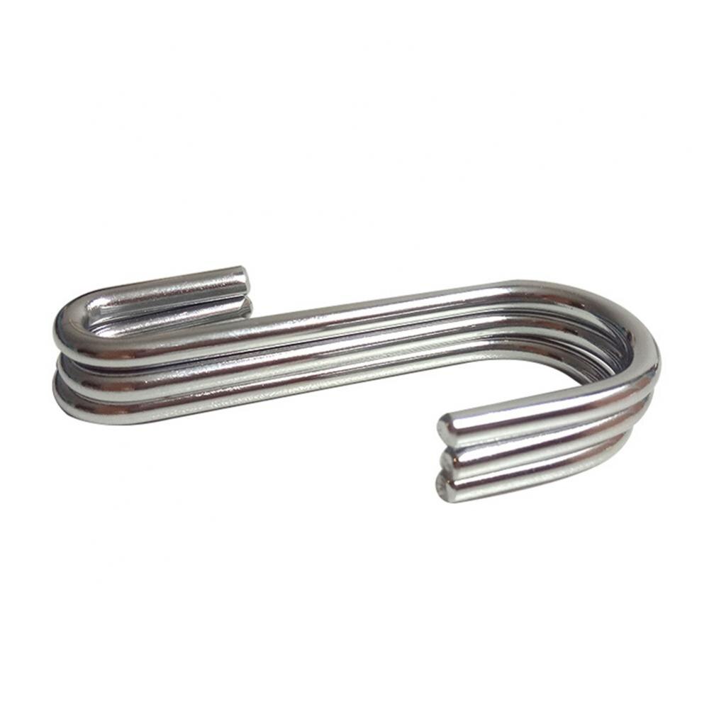 4/8Pcs Multifunction S-shaped Stainless Steel Hanging Hooks Kitchen Bathroom Hangers Holder Home Bedroom Hanging Metal Hooks