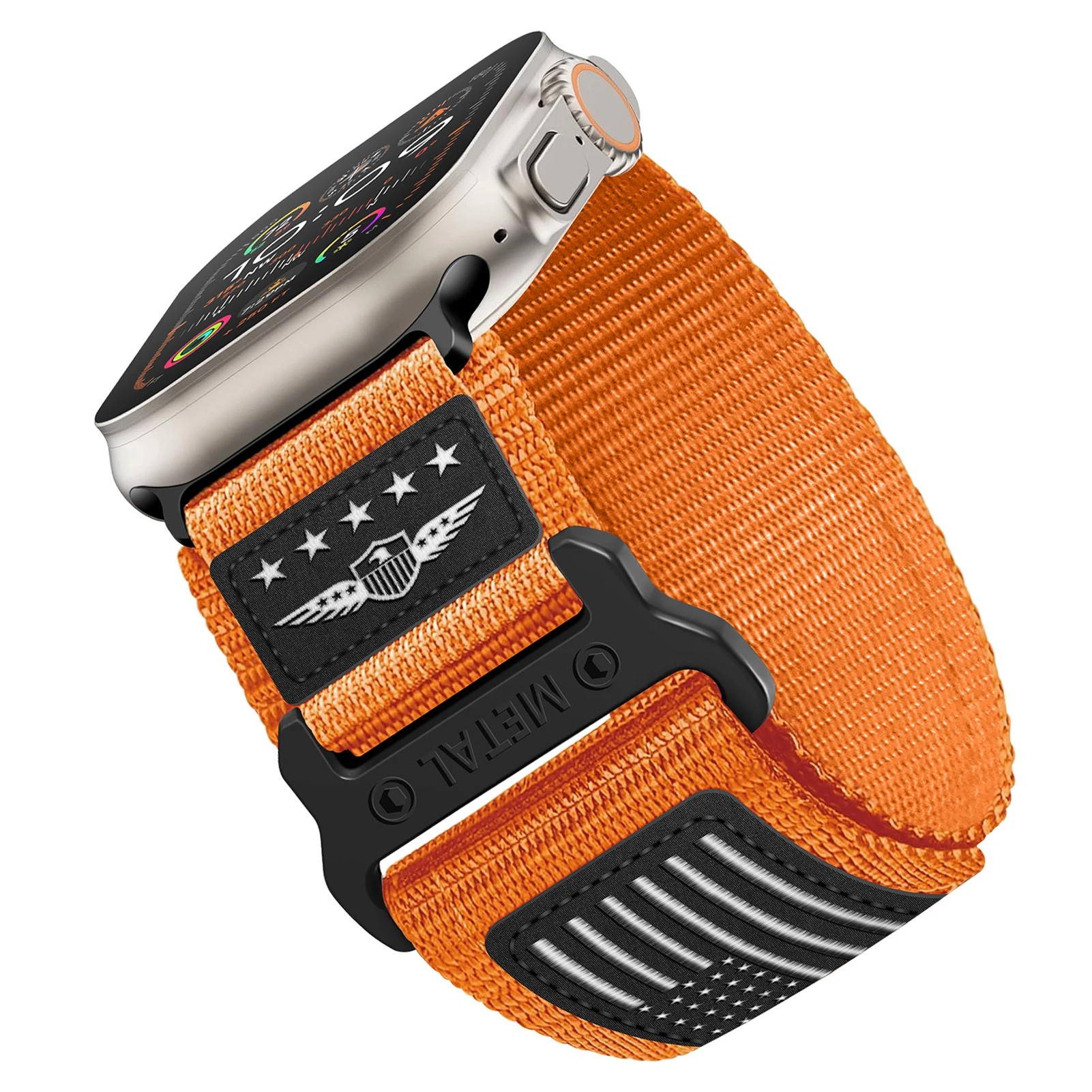 Sport Geweven Nylon Band Voor Apple Watch Ultra Band 49Mm 45Mm 42Mm 44 Mm Lederen Armband Iwatch Serie 9 7 6 5 4 8 Se Banden 44 Mm