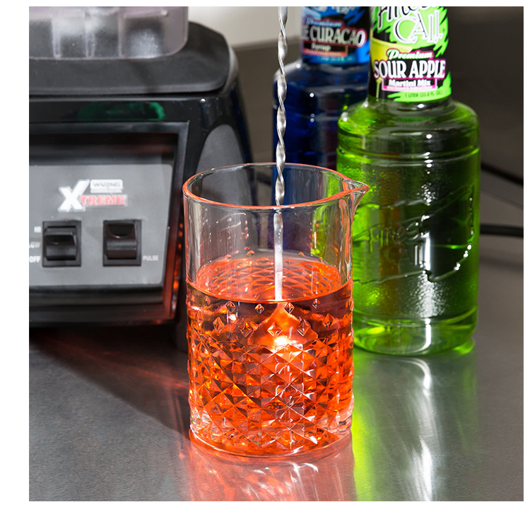 Blyfria kristallglas blandningskoppar blandningsglas shaker flaskor kopp