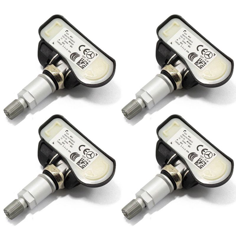 4x Sensor de presión de neumáticos TPMS para mercedes-benz TPMS 0009050030 433MHZ