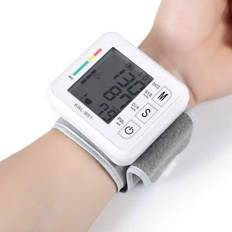 Bloeddrukmeter Automatische Digitale Pols Bloeddrukmeter Heart Beat Rate Pulse Monitor Tonometer Pulsometer Machine