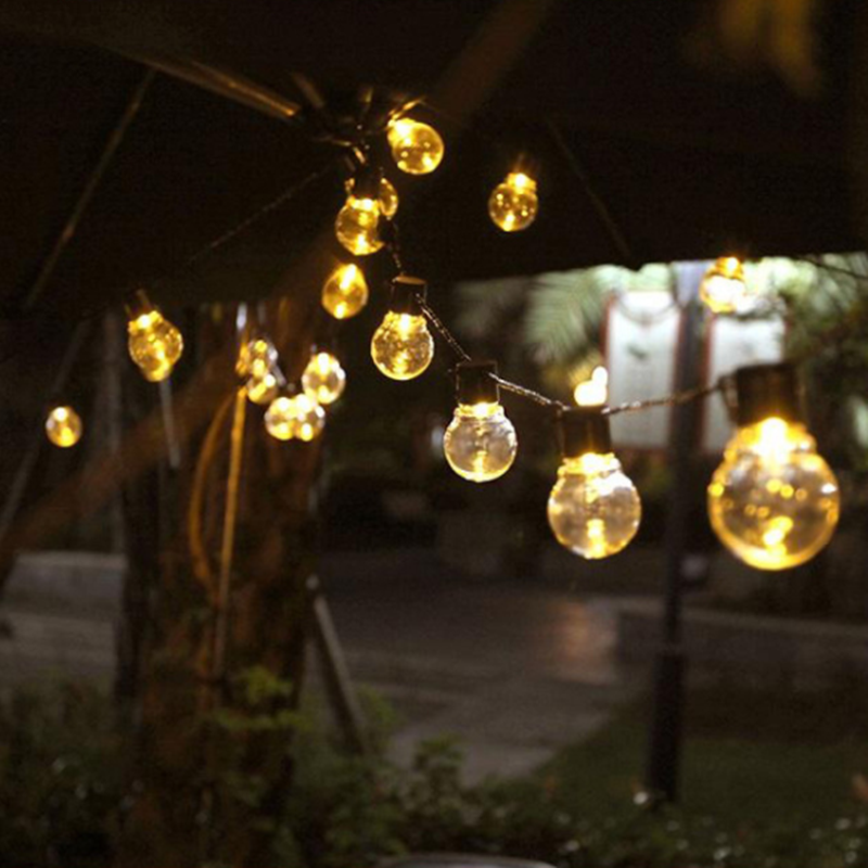 Festoon Light Bulbs Solar Led Light Outdoor Fairy Lights Garland Led Lights Christmas Garden Decoration Outdoor Street Garland