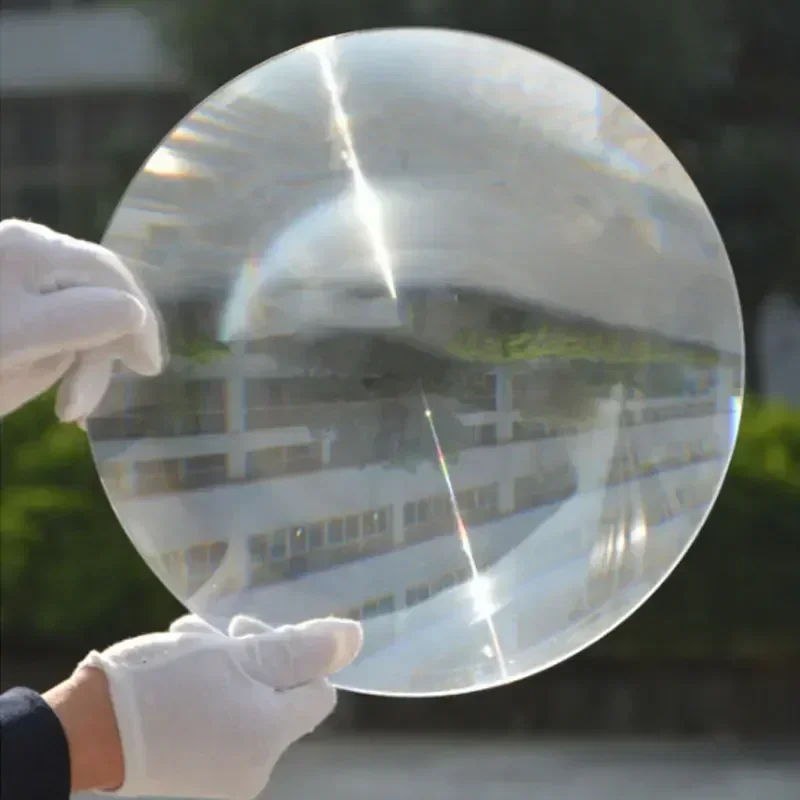 300mm Large Optical PMMA Plastic Big Solar Fresnel Lens Focal Length 120 220 400 360mm Solar Concentrator Magnifying Glass 1PC