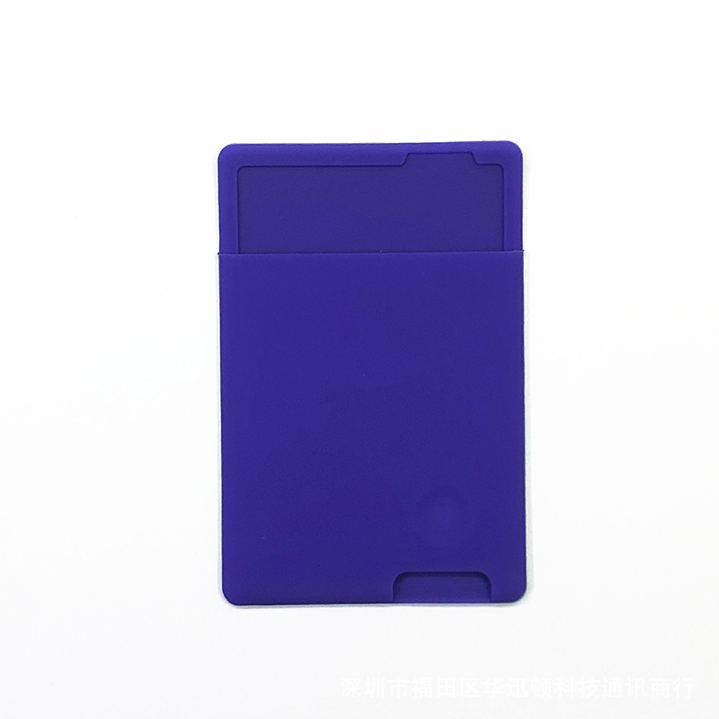 Silikon Telefon Zurück Karte Fall Für ID Kreditkarte Handy Selbst-Kleber Karte Tasche Aufkleber Halter Für IPhone Für android: Freier Raum
