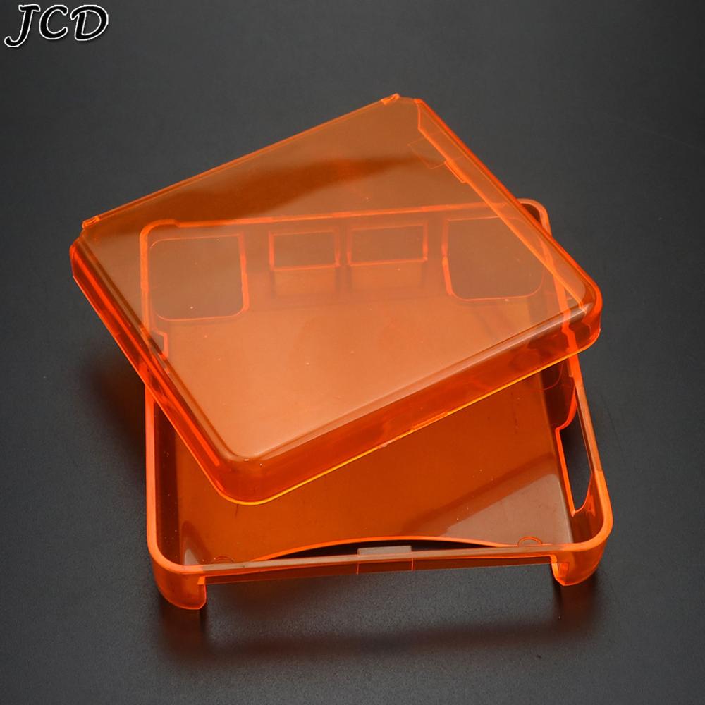 Jcd 4 Kleuren Clear Protective Cover Case Shell Behuizing Voor Gameboy Advance Sp Voor Gba Sp Game Console Crystal Cover case: Oranje