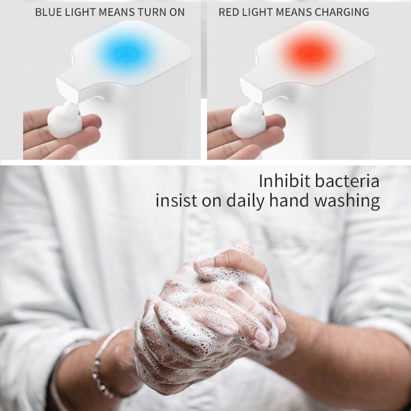 Automatic Soap Dispenser Smart Touchless Sensor Liquid Foam Soap Dispenser Intelligent Induction Hand Wash Sanitizer Bottles