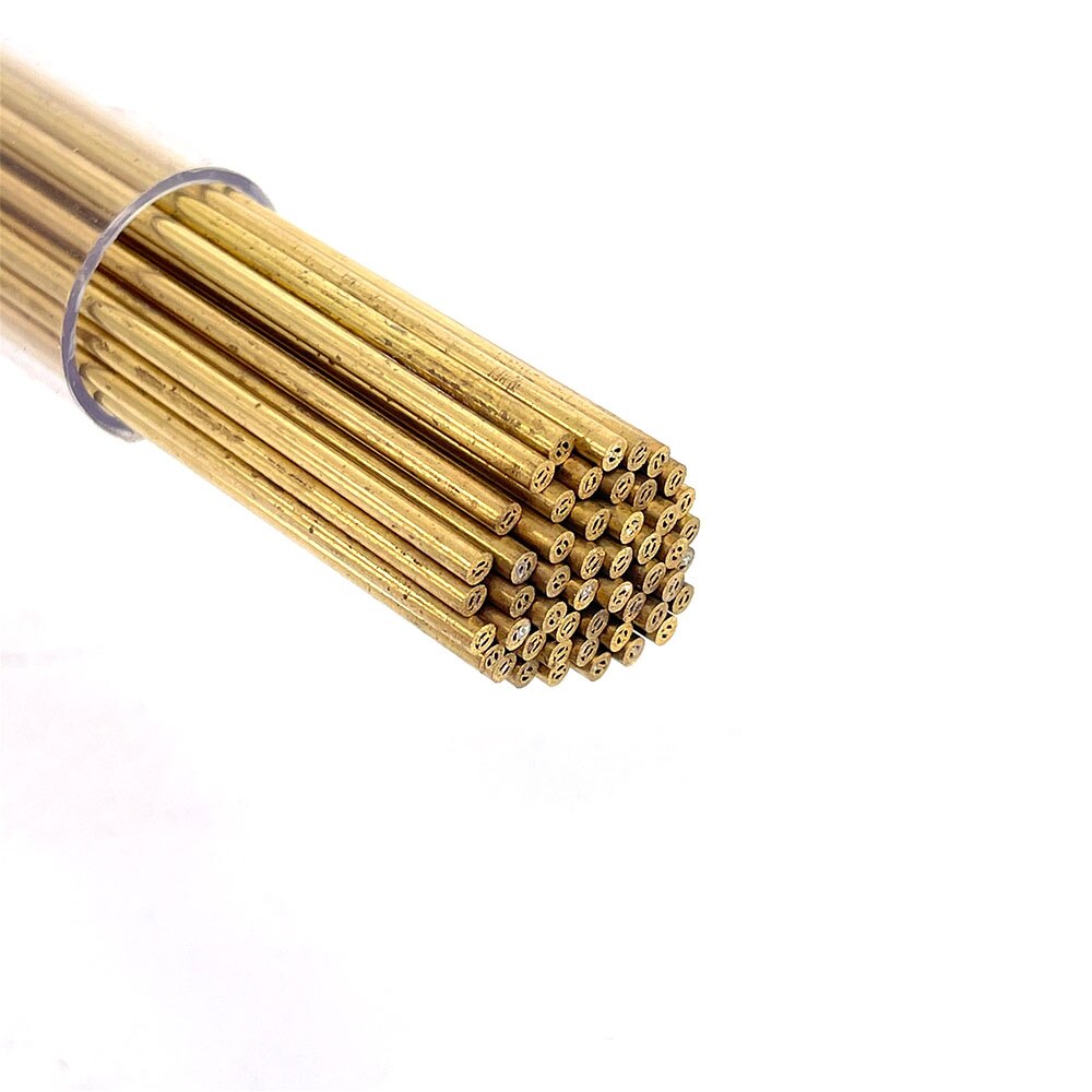 Tubo de electrodo de latón Ziyang multiagujero 2,0*400mm para máquina perforadora EDM