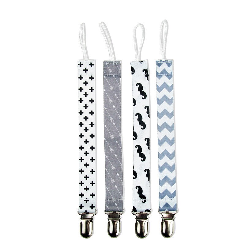 4pcs/lot Baby Pacifier Clip Pacifier Chain Dummy Holder Strap Nipple Holder For Children Pacifier Clips Teether Anti Rope: 2