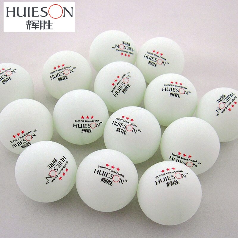 Huieson, 20 50 100 Uds., 3 estrellas, 40mm, 2,9g, blanca y naranja pelota de Ping-Pong, pelota de entrenamiento avanzada para aficionados, pelota de Ping-Pong
