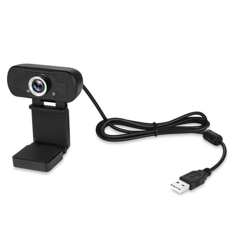 Mini 1080P 30fps HD Computer Camera 2 Million Pixels Fixed Focus 97° Usb2.0 Free Driver Webcam With Microphone